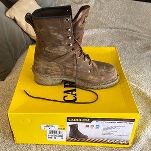 Men’s waterproof steel toe logger